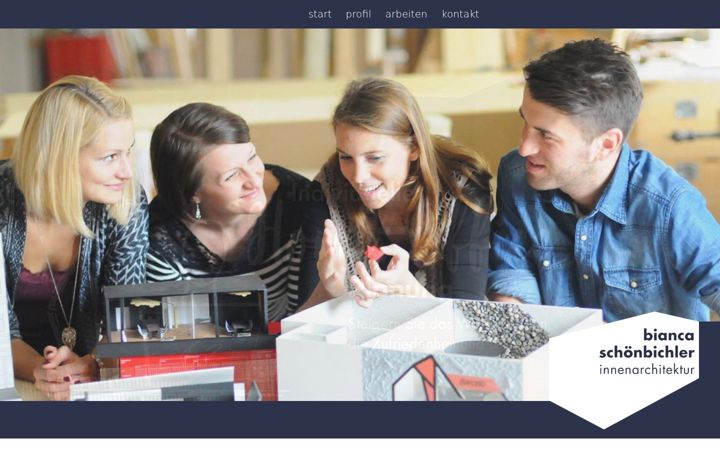 Screenshot of bianca-schoenbichler.at