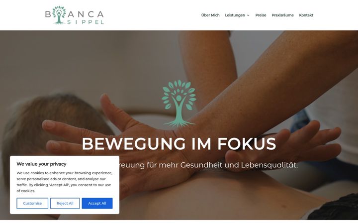 Ekrano kopija bianca-sippel.de