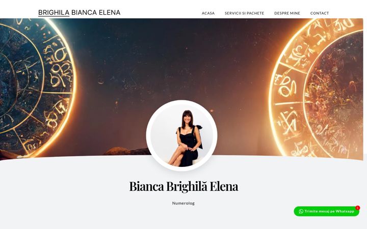 Skjermbilde av biancabrighila.ro