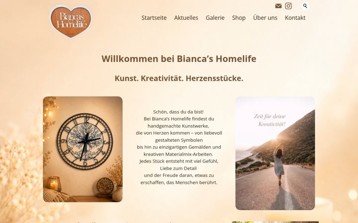 Screenshot of biancas-homelife.de