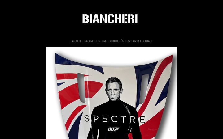 Screenshot of biancherichristophe.com