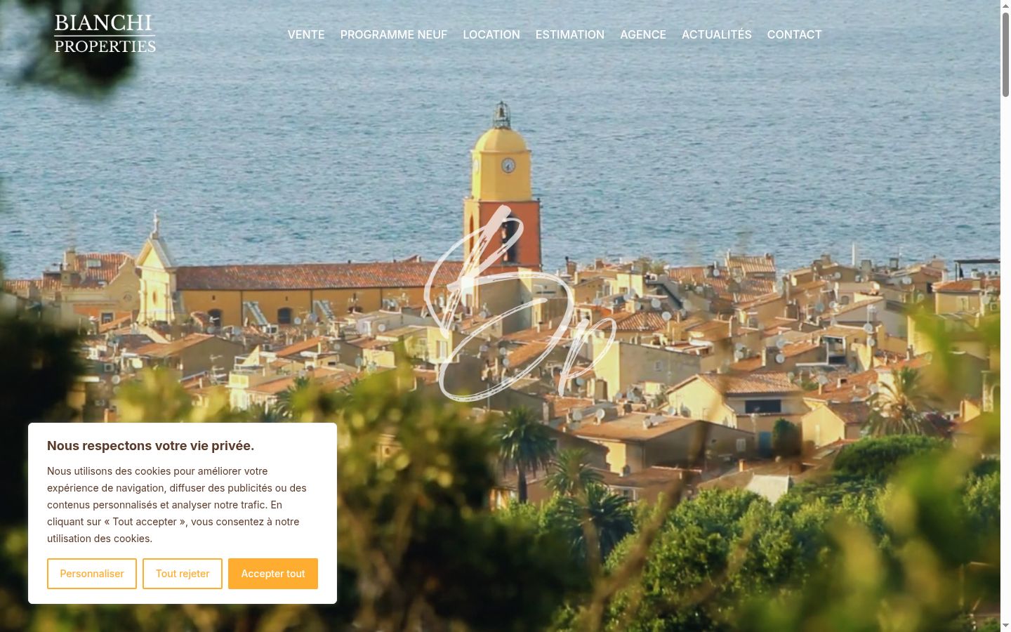 Screenshot tal-banner tal-kunsens muri qabel kwalunkwe interazzjoni