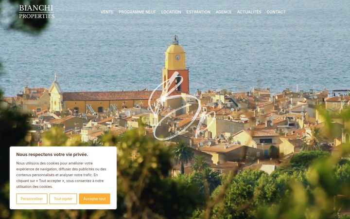 Screenshot of bianchi-properties.com