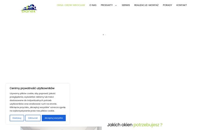 Screenshot of bianex.pl