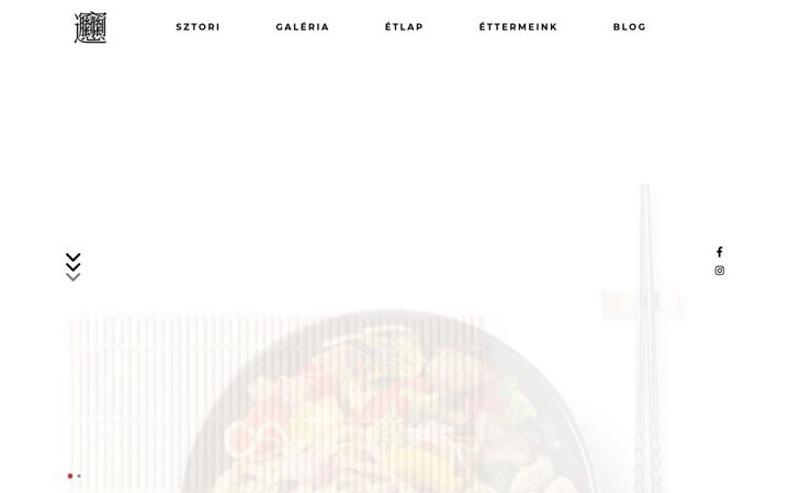 Screenshot of biangbistro.hu