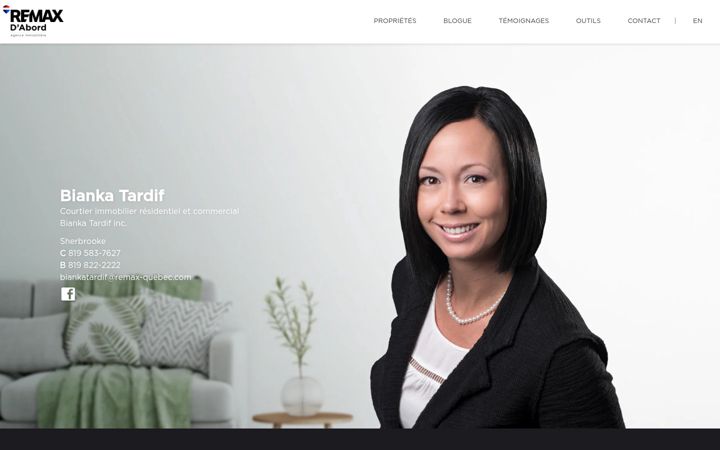 Screenshot of biankatardif.com