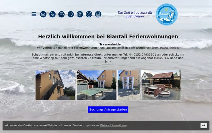Screenshot of biantali.de