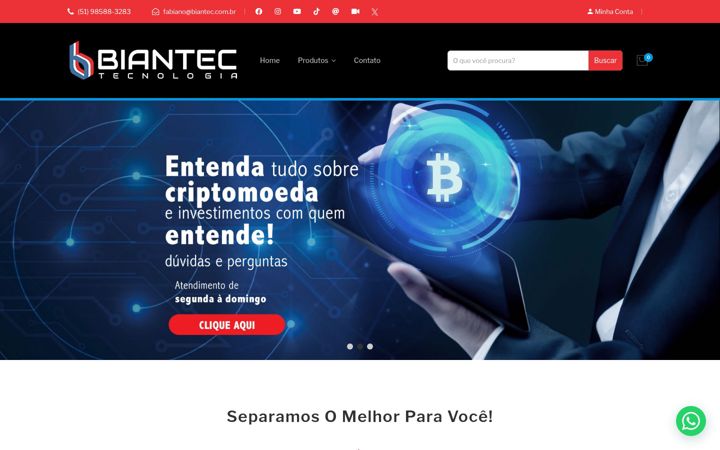 Екранна снимка на biantec.com.br