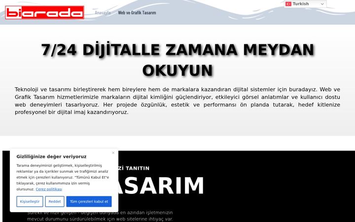 Screenshot von biarada.net