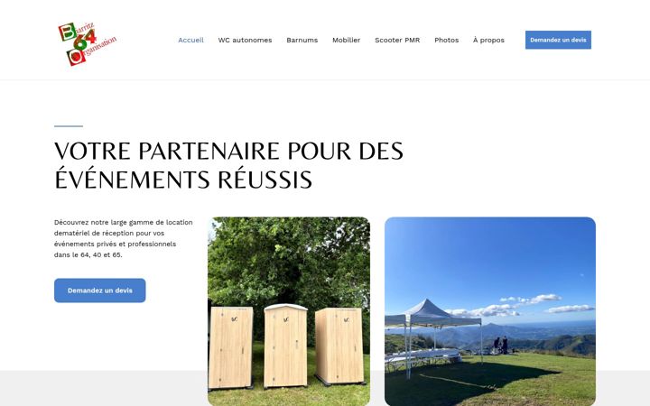 Screenshot of biarritzorganisation.fr