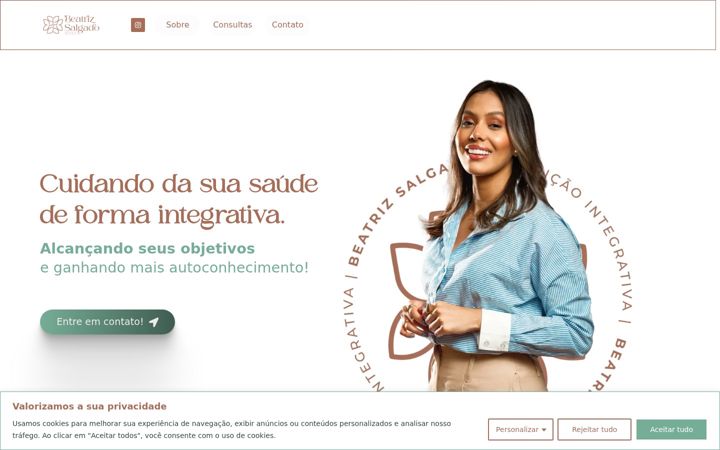 Екранна снимка на biasalgadonutri.com.br