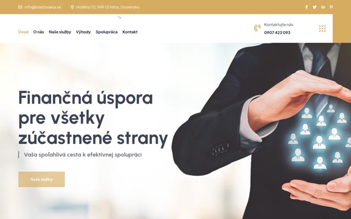 Screenshot of biaslovakia.sk
