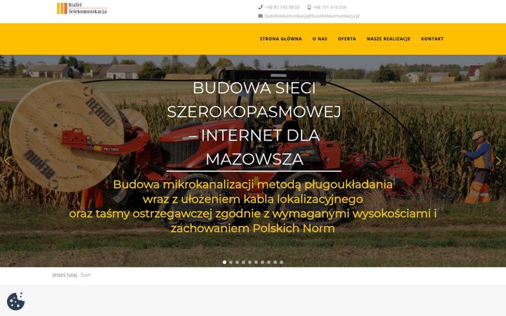 Screenshot van biateltelekomunikacja.pl