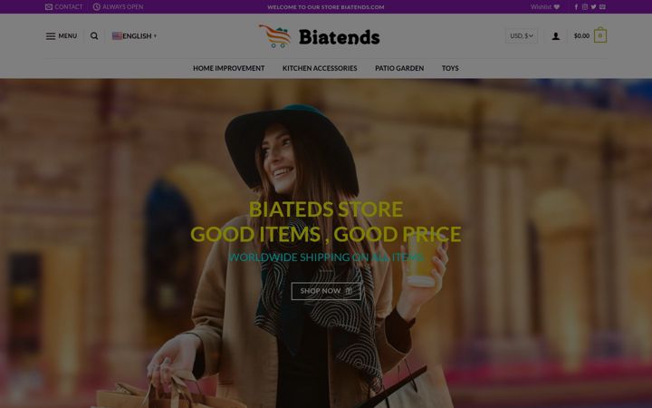 Screenshot of biatends.com