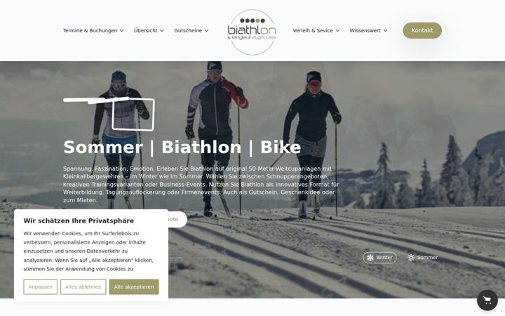 Skjermbilde av biathlon-allgaeu.de
