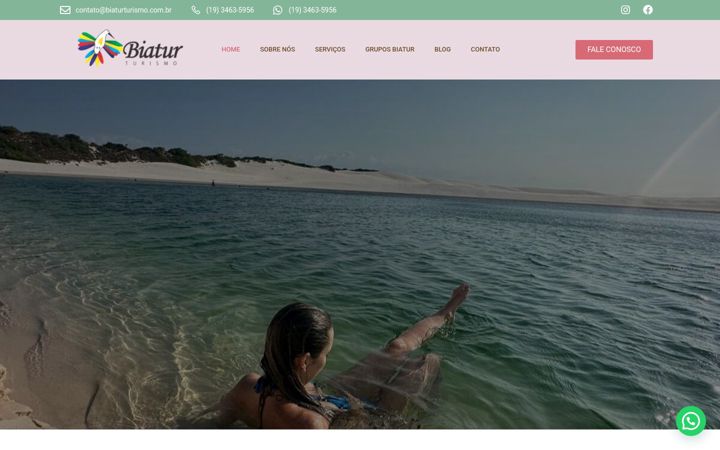 Screenshot of biaturturismo.com.br