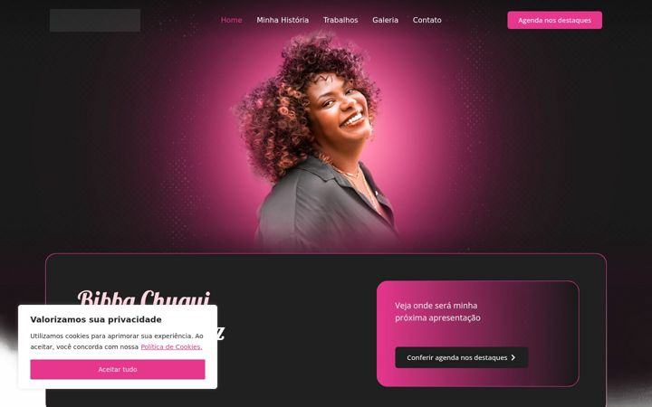 Screenshot of bibbachuqui.com.br