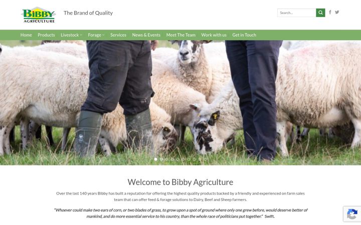 Screenshot of bibbyagri.com
