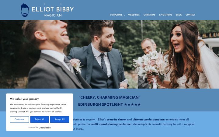Zrzut ekranu bibbymagic.co.uk