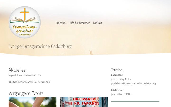 Screenshot of bibelbaptisten.org