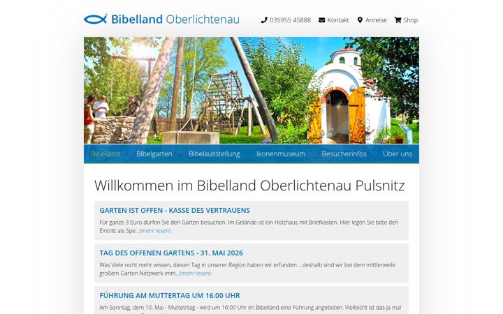 Screenshot of bibelgarten.de