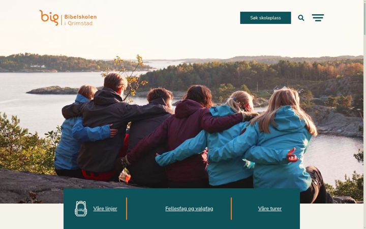 Screenshot von bibelskolen.no