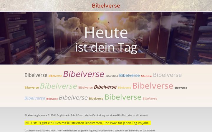Posnetek zaslona bibelverse.org