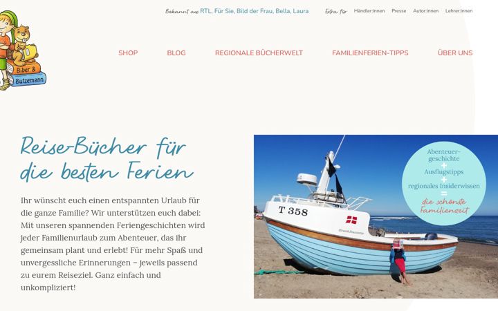 Screenshot of biber-butzemann.de