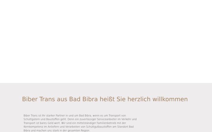 Skärmbild av biber-trans-badbibra.de