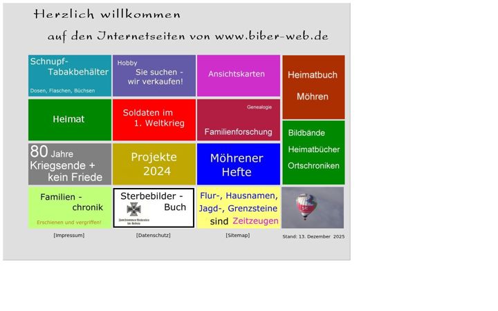 Screenshot of biber-web.de