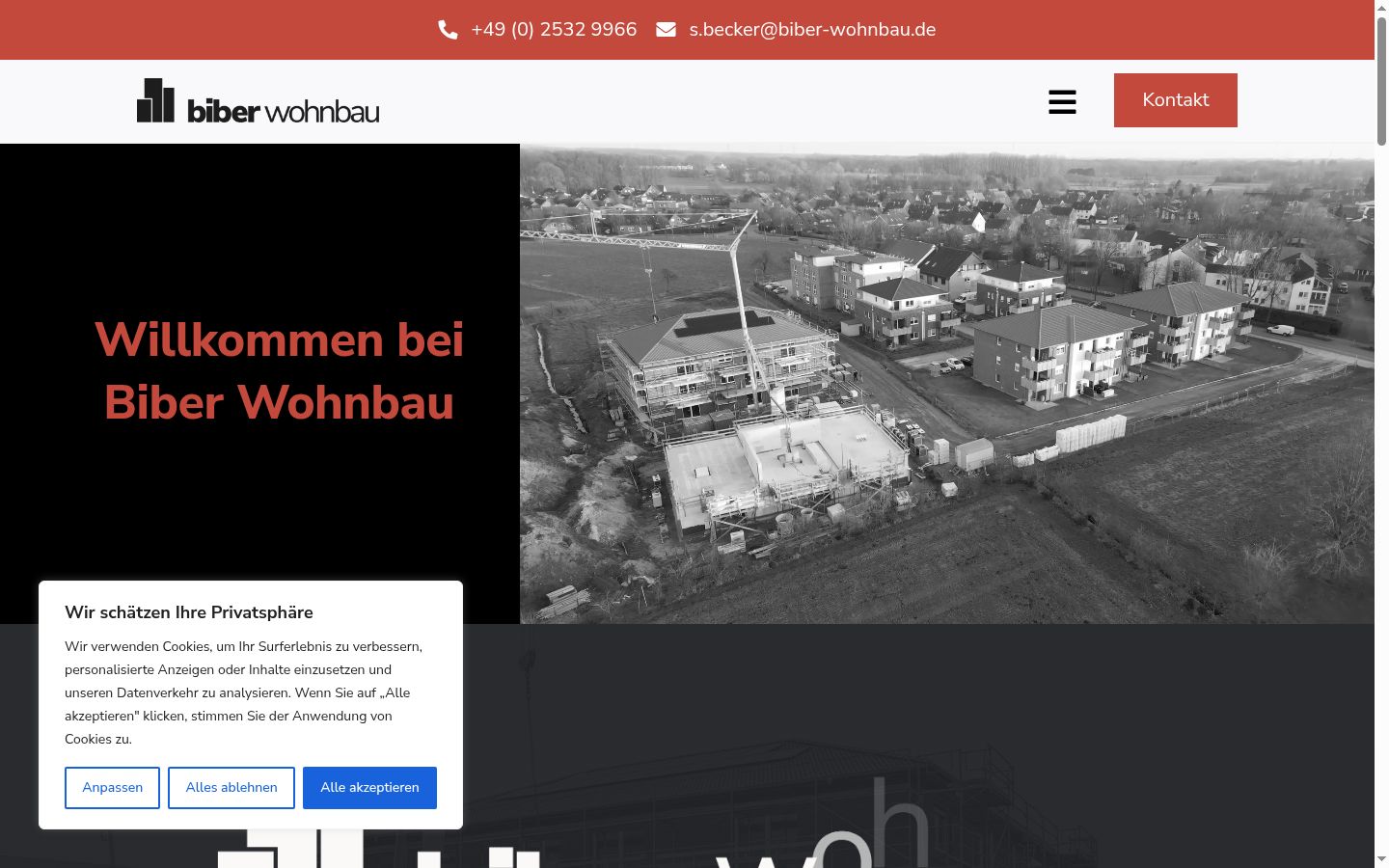 Screenshot van de toestemmingsbanner zoals getoond vóór enige interactie