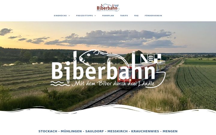 Ekraanipilt saidist biberbahn.de