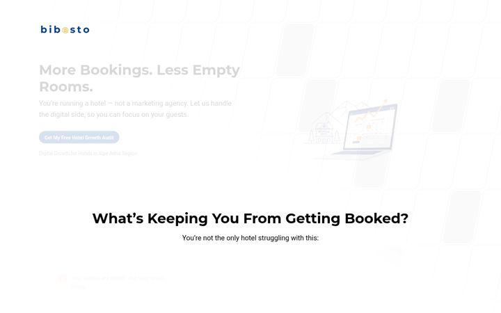 Screenshot of bibesto.com