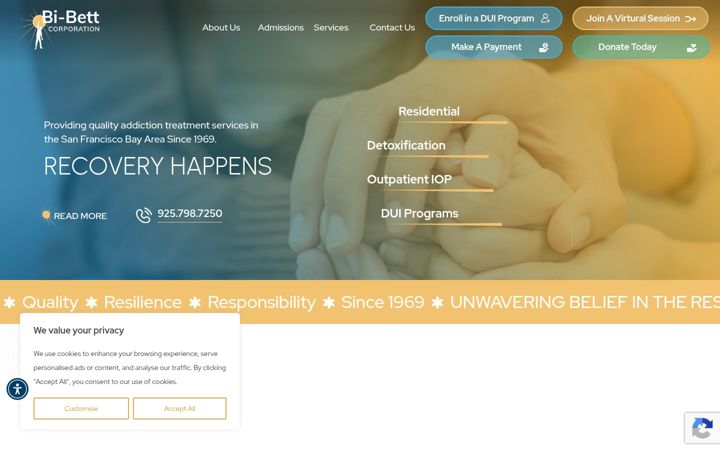 Screenshot of bibett.org