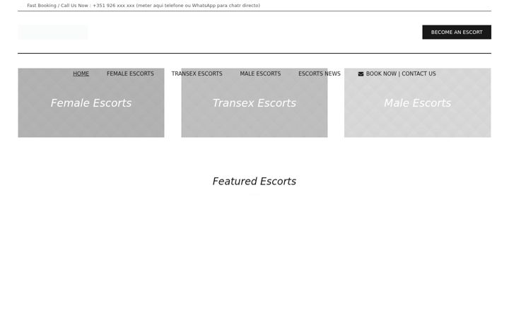Screenshot of bibiescorts.com
