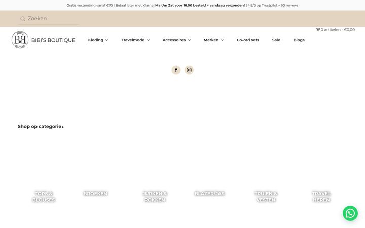 Screenshot of bibisboutique.nl