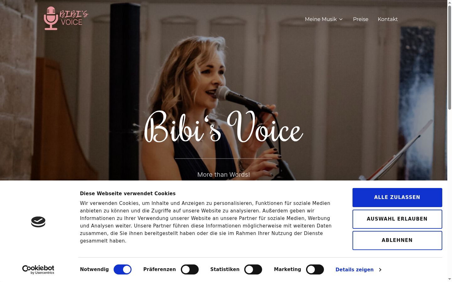 Screenshot van de toestemmingsbanner zoals getoond vóór enige interactie