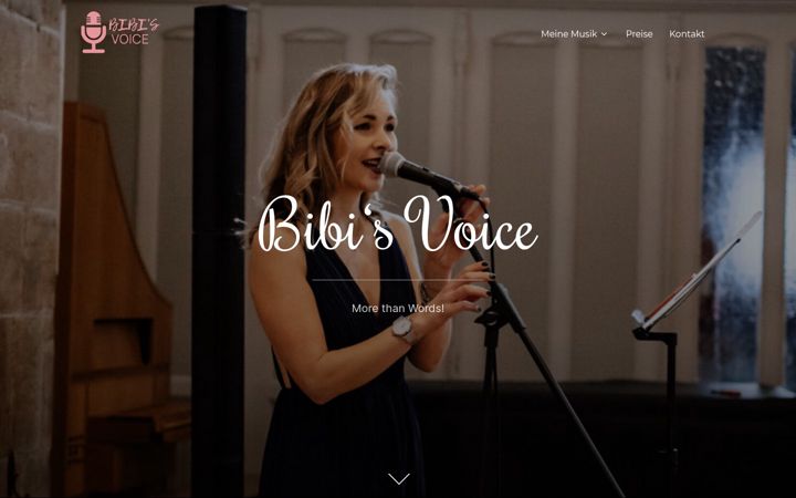 Ekraanipilt saidist bibisvoice.de