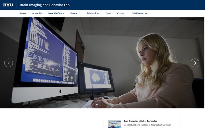 Screenshot ta' biblab.byu.edu