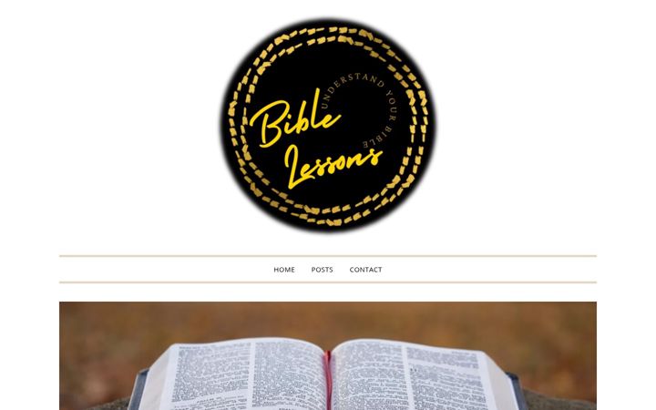 Screenshot of biblelessonssite.com