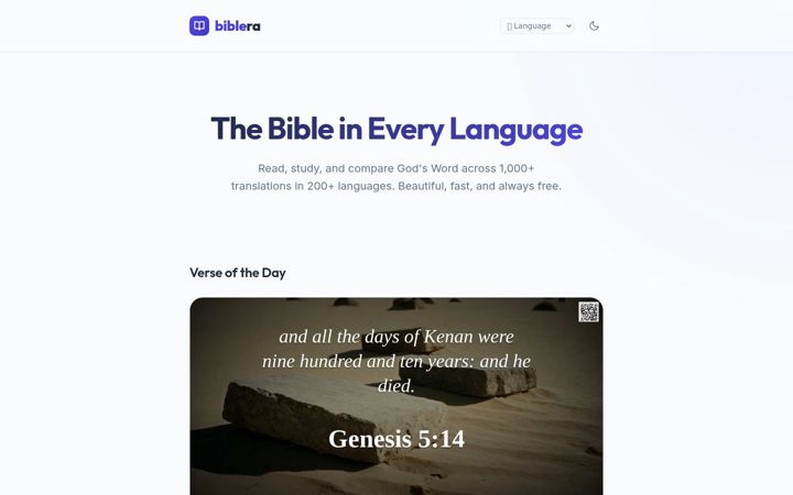 Screenshot of biblera.com