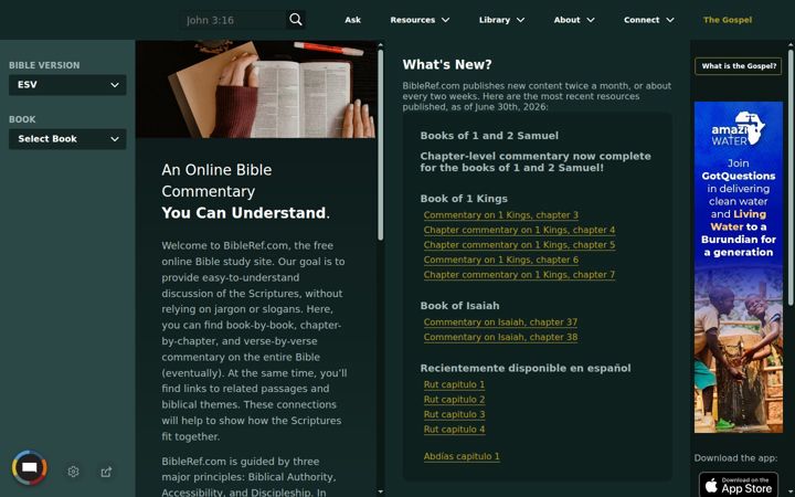 Ekrānuzņēmums no bibleref.com
