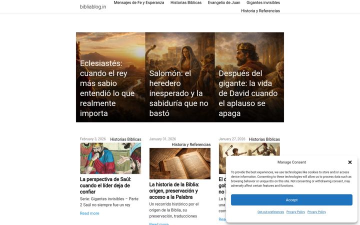 Screenshot of bibliablog.in