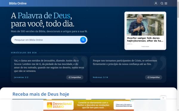 Screenshot of bibliaonline.com.br