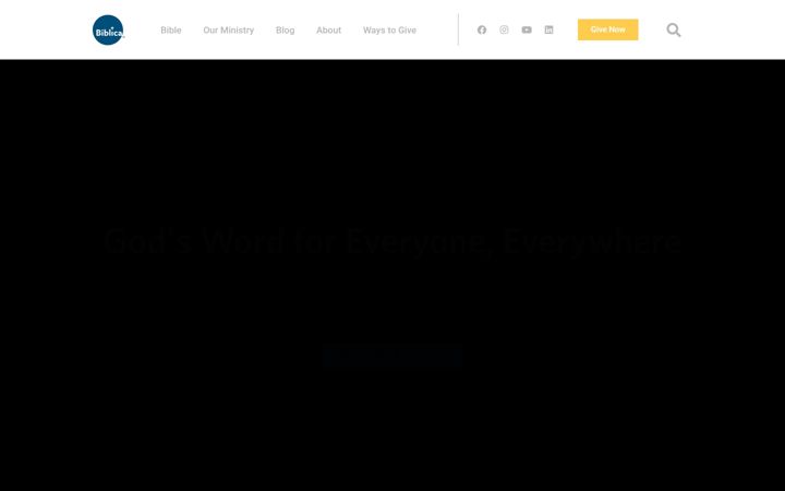 Screenshot of biblica.com