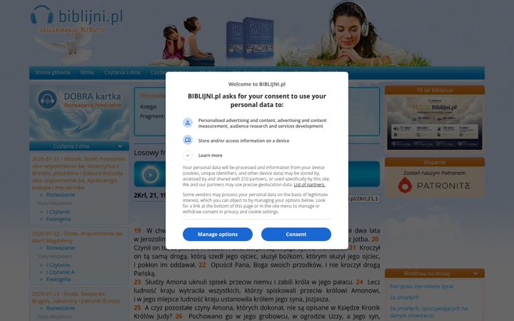 Screenshot of biblijni.pl