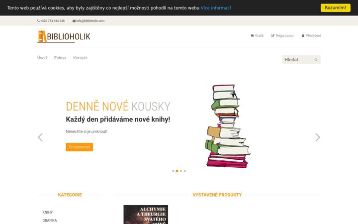 Screenshot of biblioholik.com
