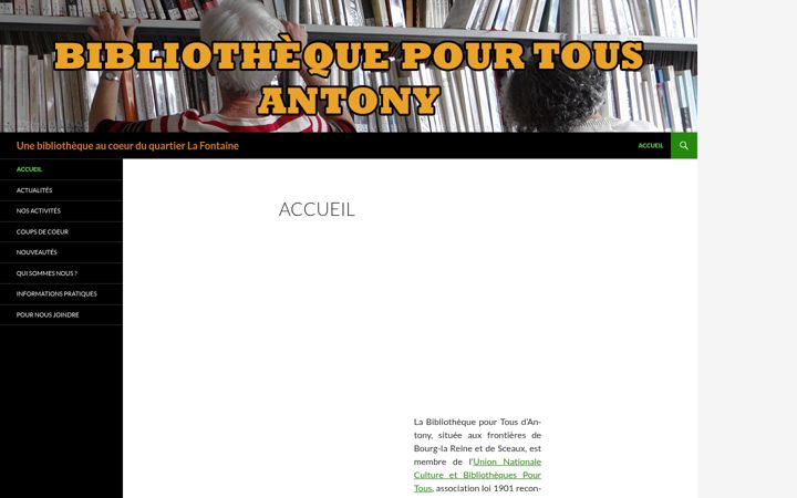 Screenshot of bibliopourtous-antony.org