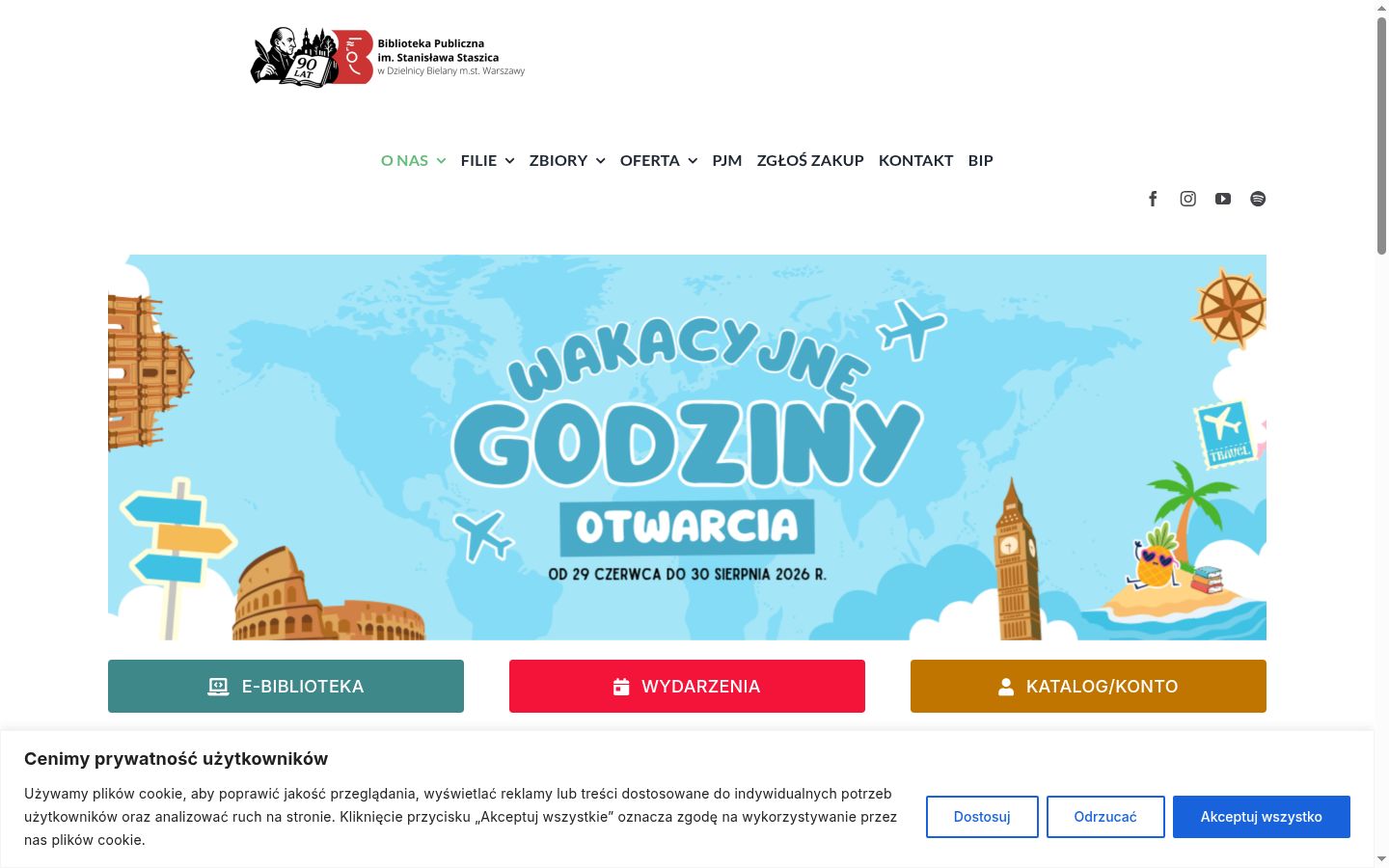 Snimka zaslona bannera za privolu prikazanog prije bilo kakve interakcije
