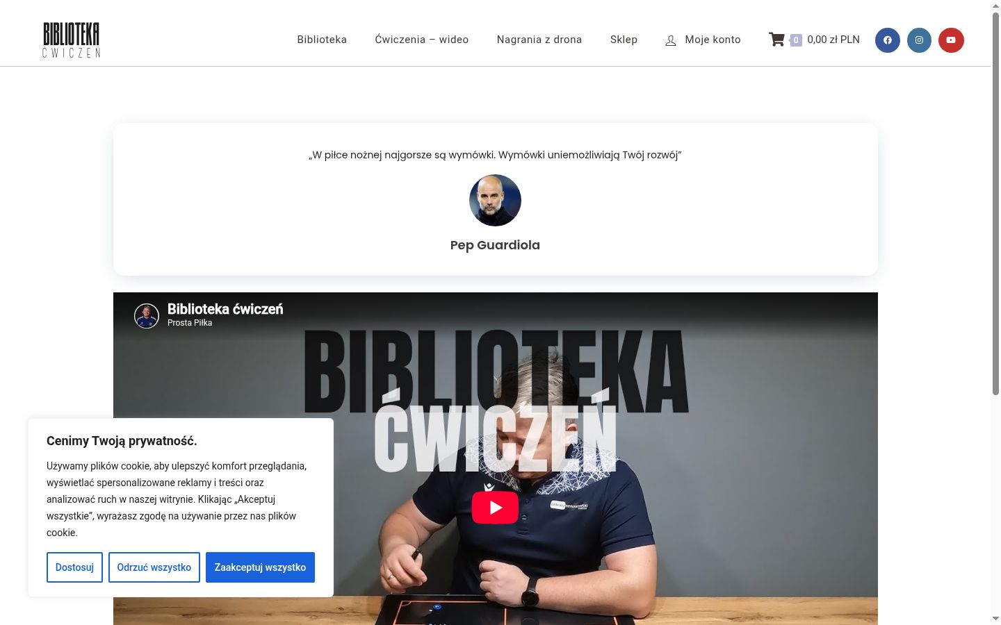 Snimka zaslona bannera za privolu prikazanog prije bilo kakve interakcije